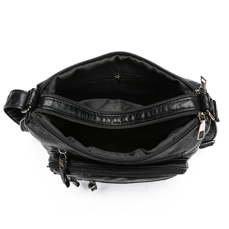 💥👜👜2026 Nová veľkokapacitná mäkká kožená taška cez rameno/prekrížené telo