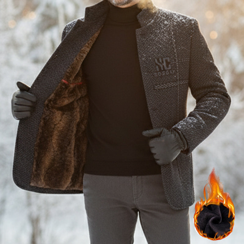🧥 🔥 Pánský zimní kabát 3D střihu - hrubý a větruodolný, ideální do chladného počasí venku ❄️✨【40-90kg】