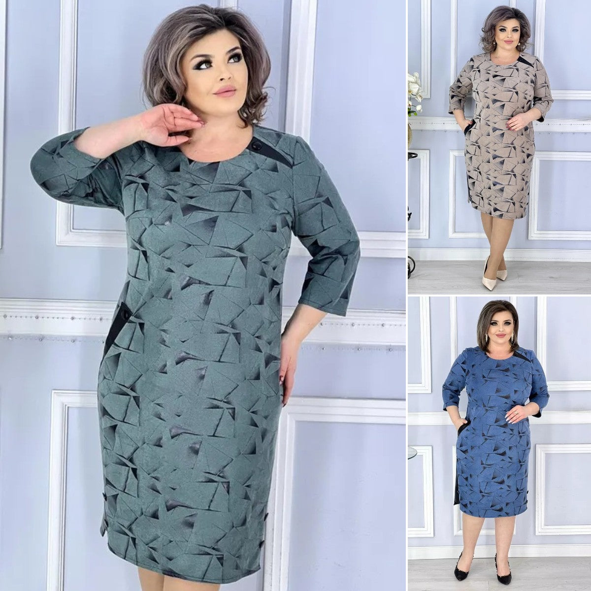 【🏆️Žhavý výprodej】🌷 [S-5XL] 2026 Nové elegantní šaty s potiskem