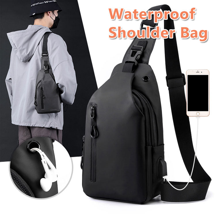 👜 Nova torba za nošenje preko ramena s velikim kapacitetom, muška torba za prsa, jednostavna i moderna torba za jedno rame 