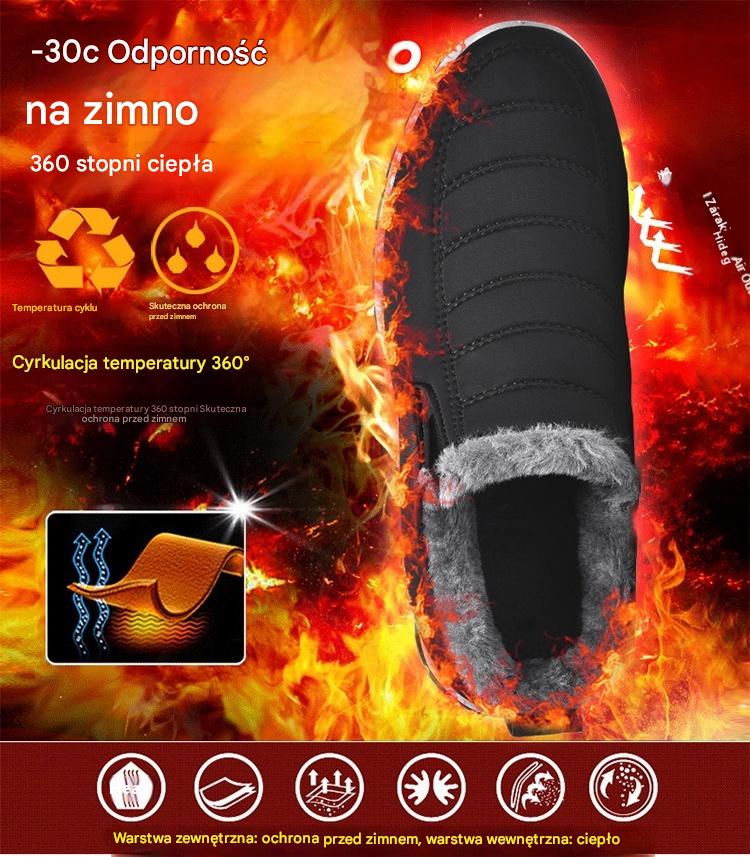 🔥【35-48】Unisex zimowe buty z pluszową podszewką – ciepłe, wygodne i antypoślizgowe na zimną pogodę
