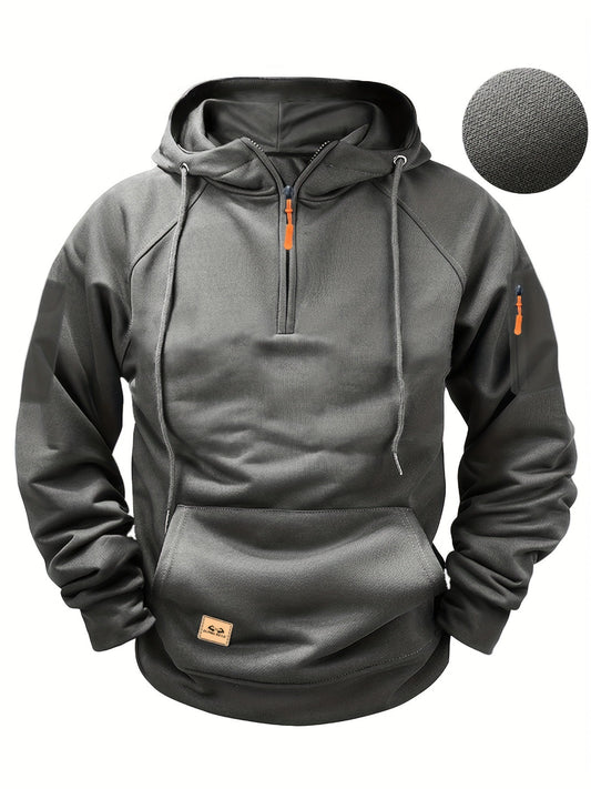 🔥🔥✨【S-3XL】Nová pánská podzimní/zimní mikina s kapucí volného střihu s fleecovou podšívkou