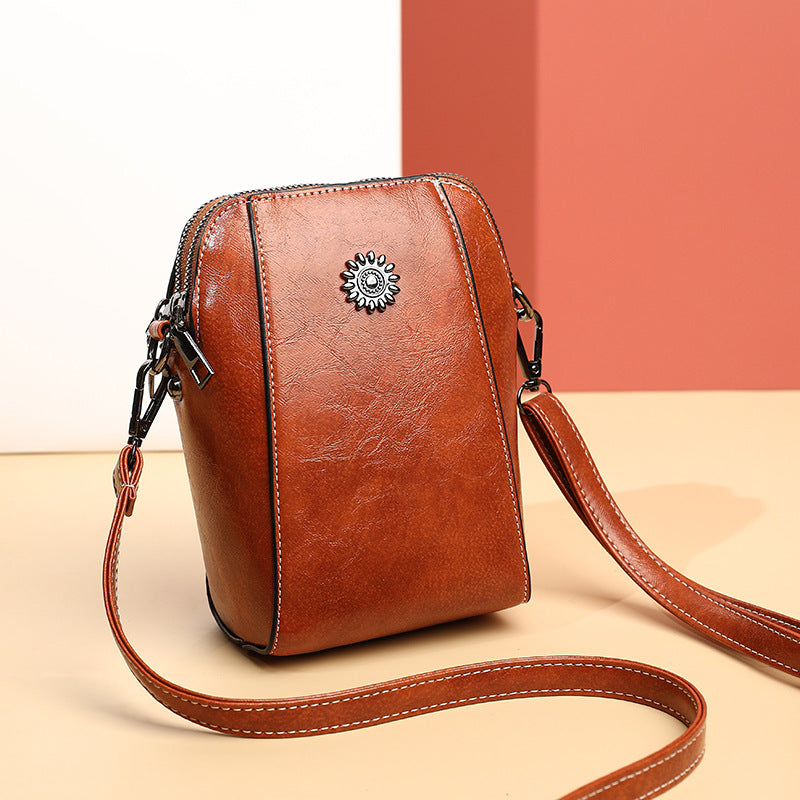 👜【Časově omezená nabídka】Kabelka z pravé kůže 2026, vícepřihrádkový design, všestranná a lehká, elegantní a stylová
