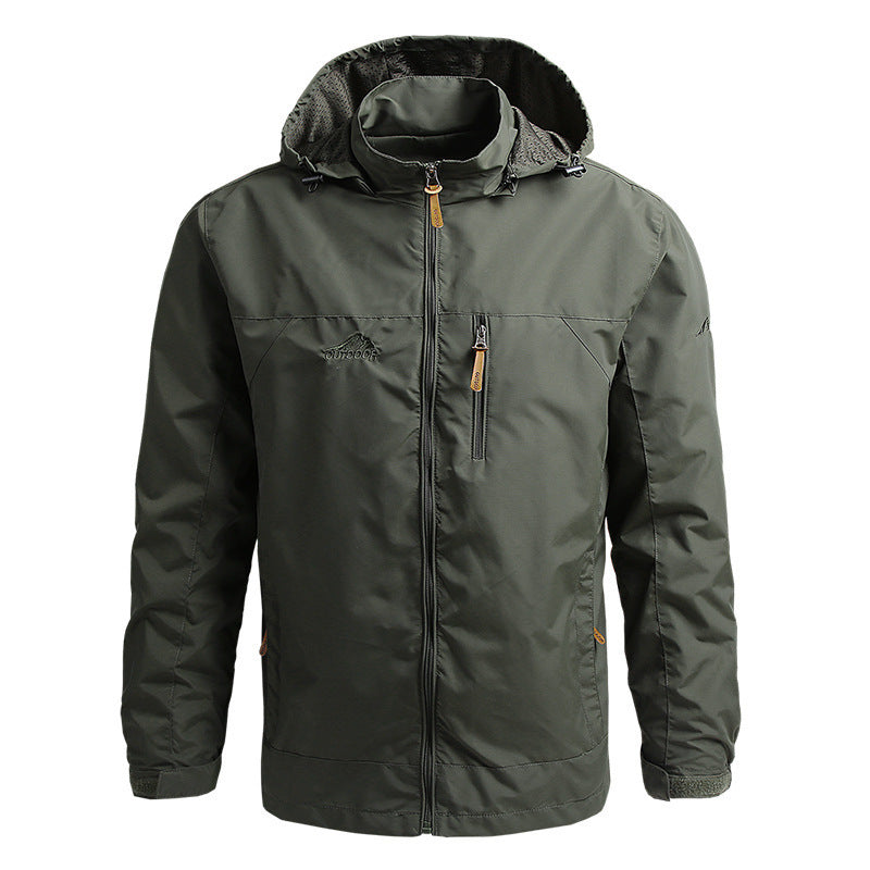 Velikosti M-5XL  🧥 Pánská outdoorová bunda s kapucí, volný střih, časově omezená nabídka