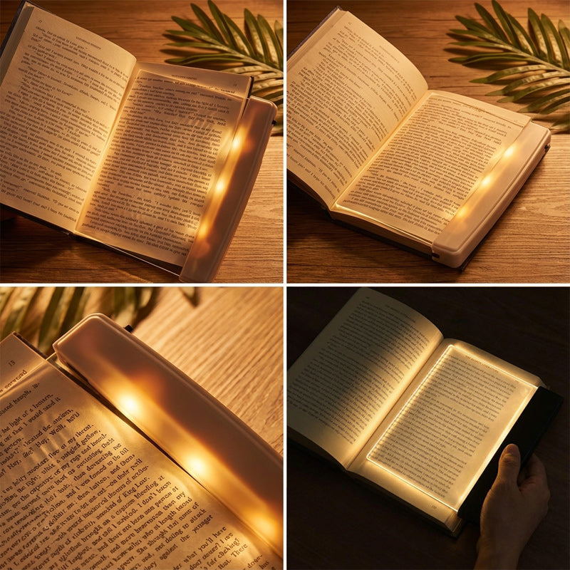 【Kupte 1, dostanete 1 zdarma】2 položky📜💡Čtecí lampička s nočním viděním a plochým LED panelem, čtecí lampička chránící oči