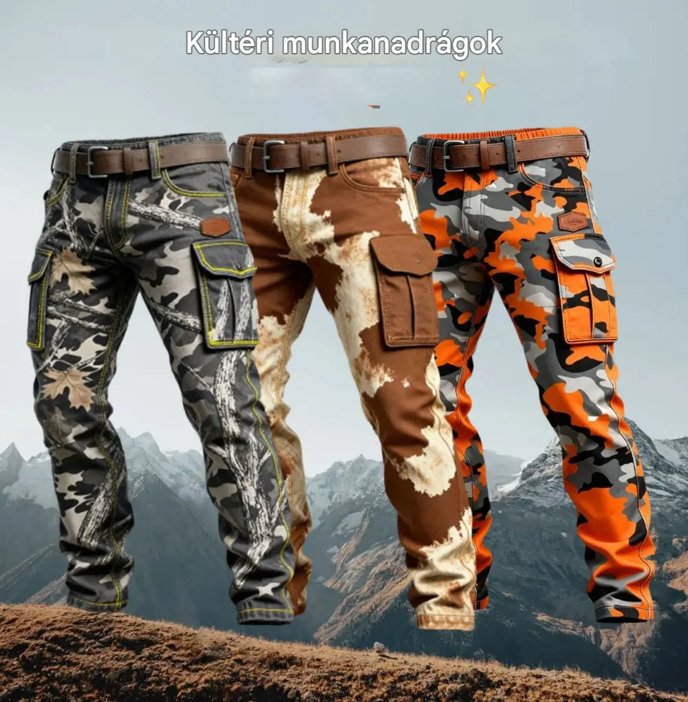 ⏳ S-5XL🔥 Pánské taktické vojenské kalhoty – větruodolné a zateplené.