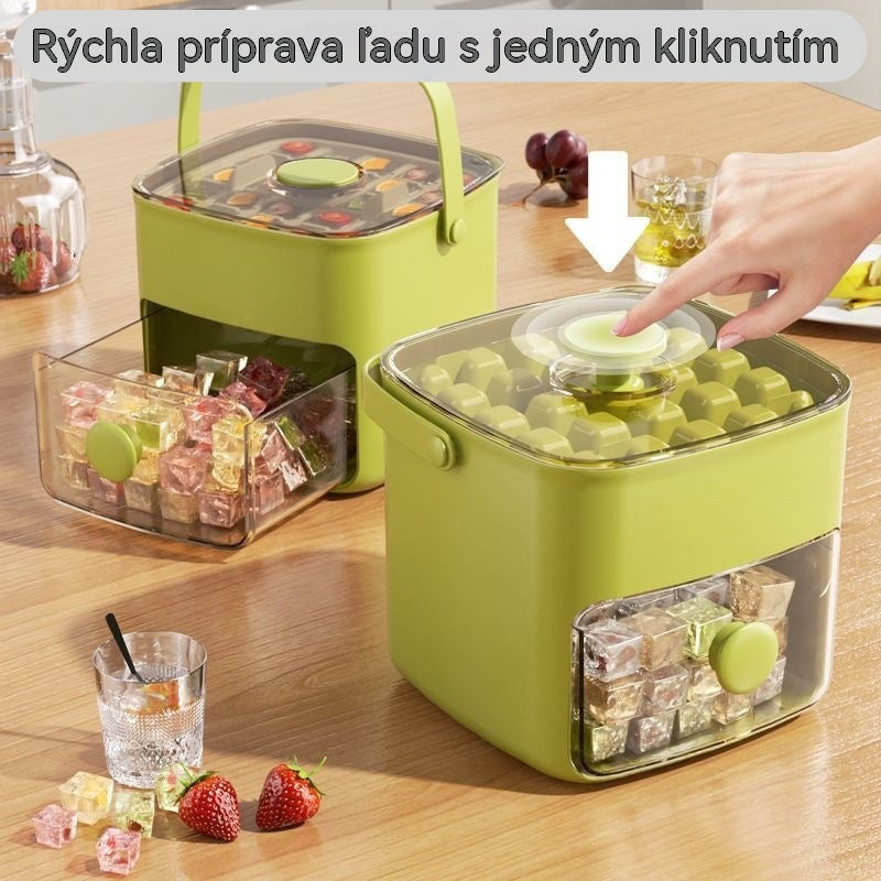 💞Prodej přes 50 000! 💥🧊2026 Miska na led s víkem – Jednoduchá výroba ledu
