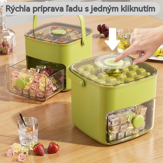💞Prodej přes 50 000! 💥🧊2026 Miska na led s víkem – Jednoduchá výroba ledu