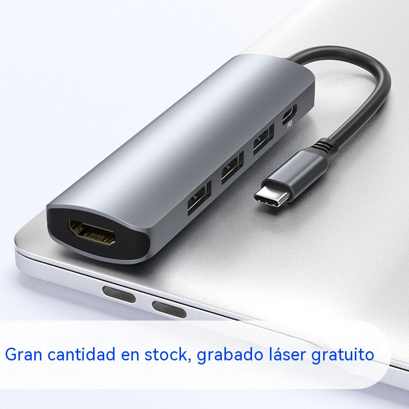 🔌✨ Přenosný USB-C hub 5 v 1 s 4K HDMI výstupem 🎥💻