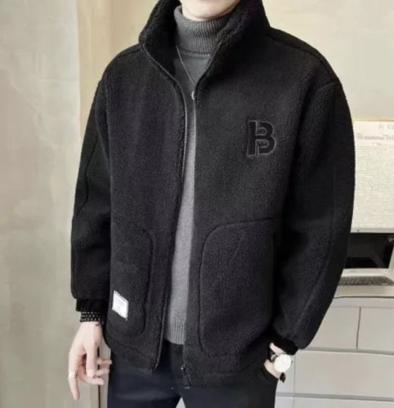 ⛄【L-6XL】Зимно поларено яке, памучно палто, дебело памучно палто от агнешка кожа, топло палто