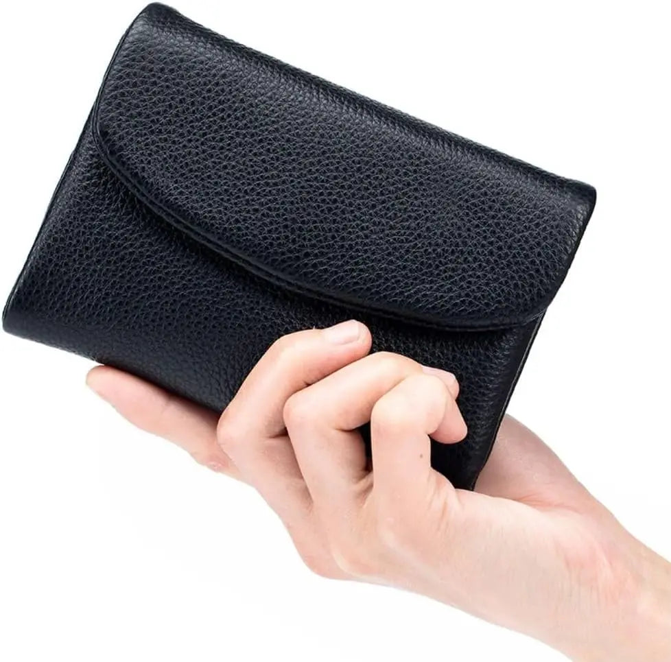 ⏰🔥 Doprava zdarma 🔥 Unisex peněženka Pebble, vyrobená z pravé kůže, stylový design