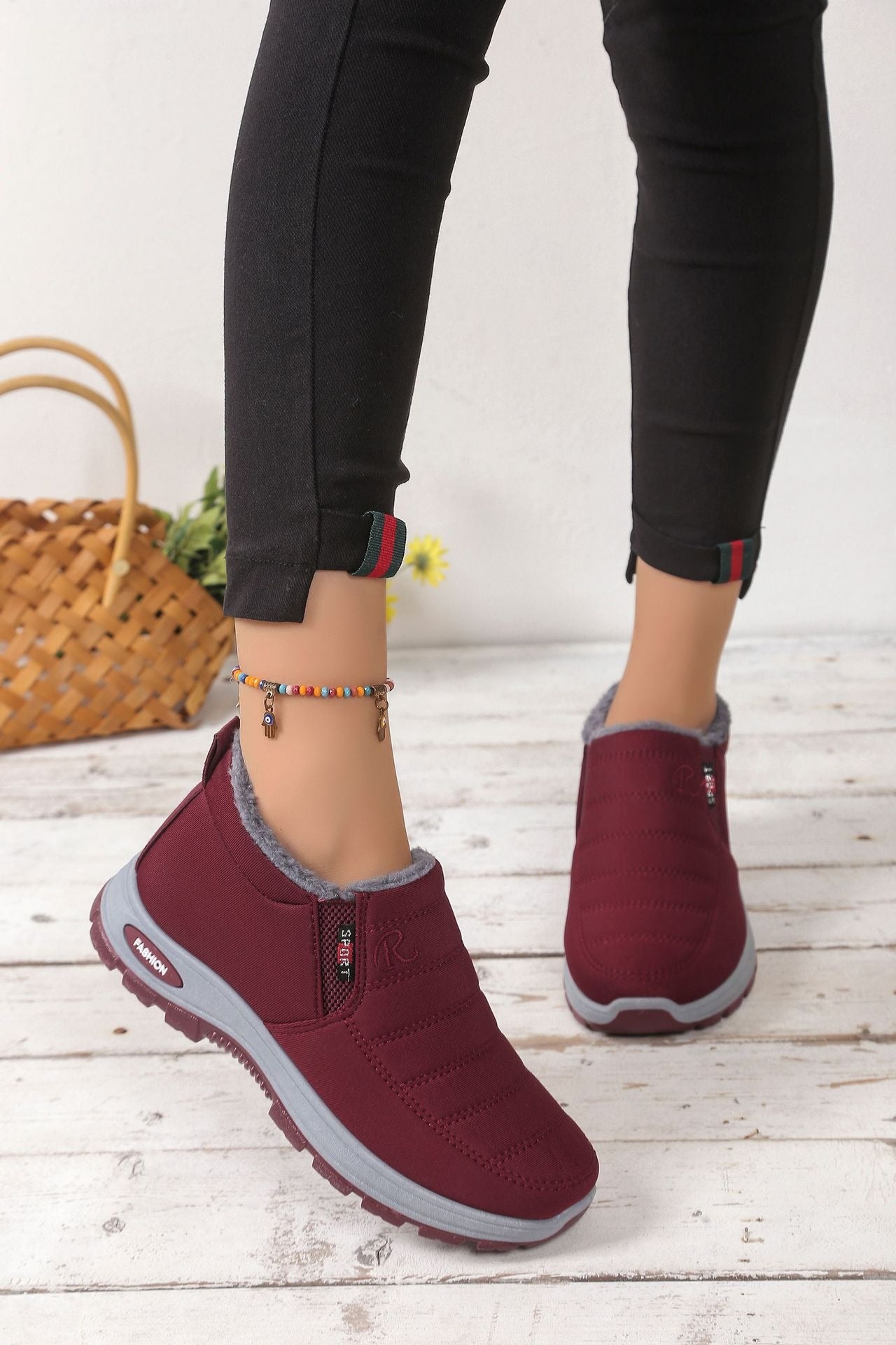 🔥【35-48】Unisex zimowe buty z pluszową podszewką – ciepłe, wygodne i antypoślizgowe na zimną pogodę