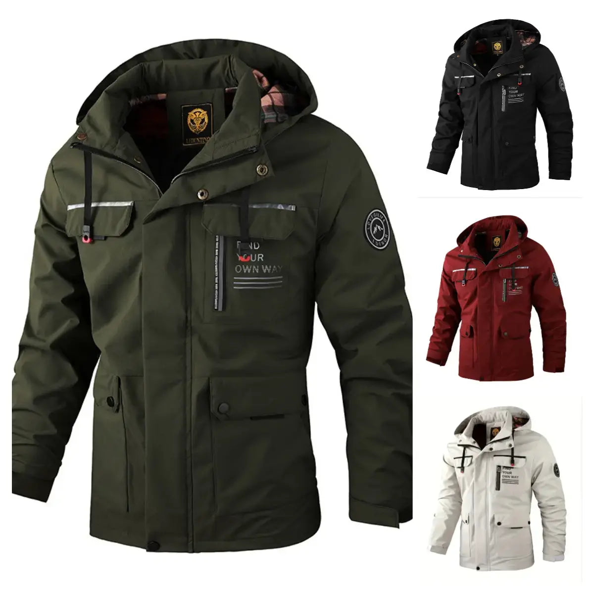 🔥【M-6XL】 2026 Nueva chaqueta de montañismo al aire libre impermeable a prueba de viento para hombres