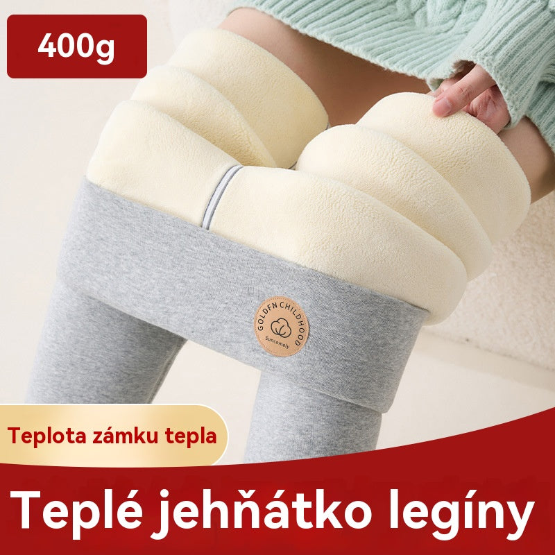 🔥【M-2XL】400g Dámské sametové legíny jsou nezbytným kouskem na podzim a zimu.