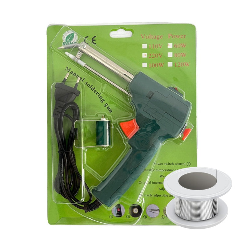 🔥【Pistola de soldar + rollo de soldadura * 1】Pistola de soldar eléctrica manual, set de soldadura automático