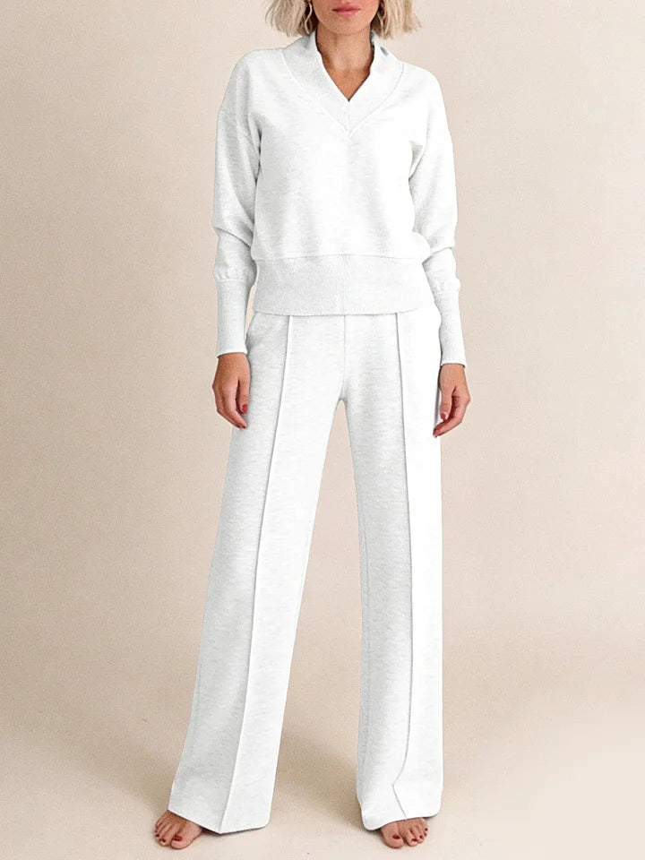 🥰📢📢 【M-5XL】Conjunto femenino 2026 | Conjunto de dos piezas con tejido de manga larga ✨