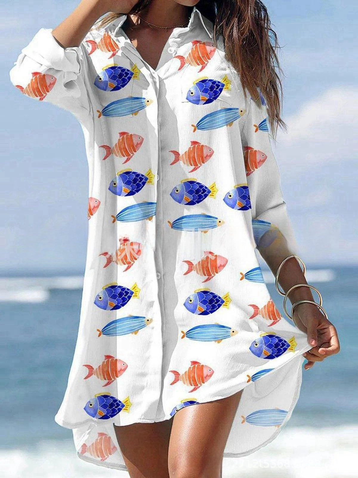 🌻【S-3XL】 Stylové košilové šaty pro každý den