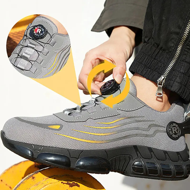 39-43🔥Botas de seguridad para hombre con resistencia a impactos y perforaciones.