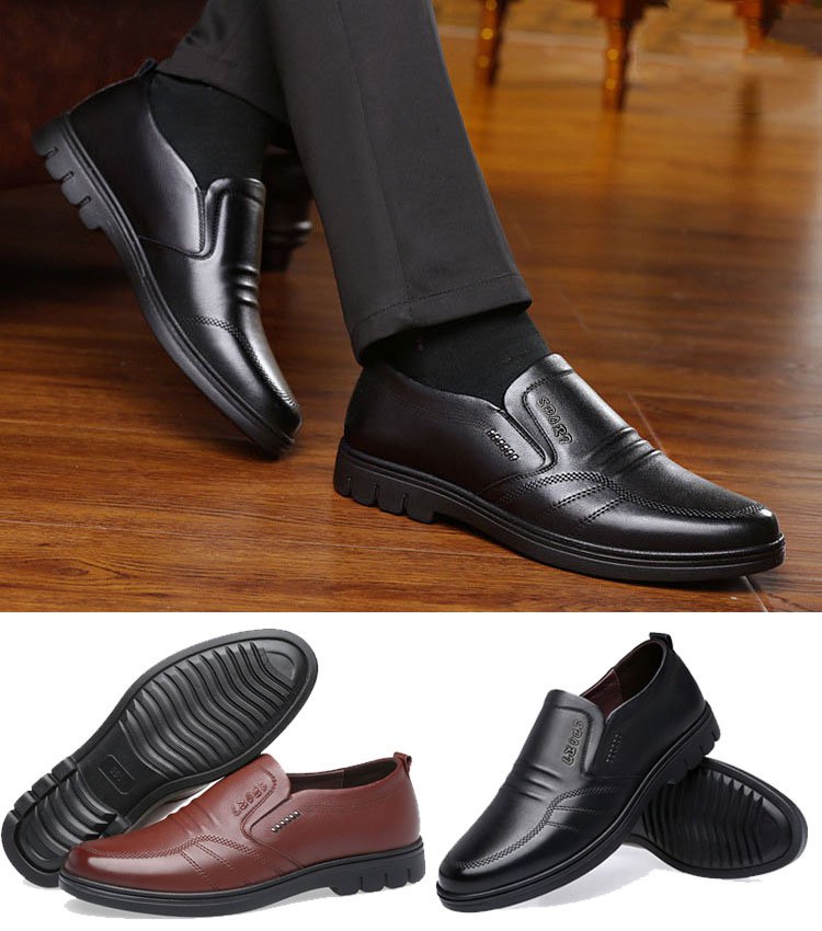 👞【39-44】Zapatos casuales de suela blanda para negocios para hombre.e