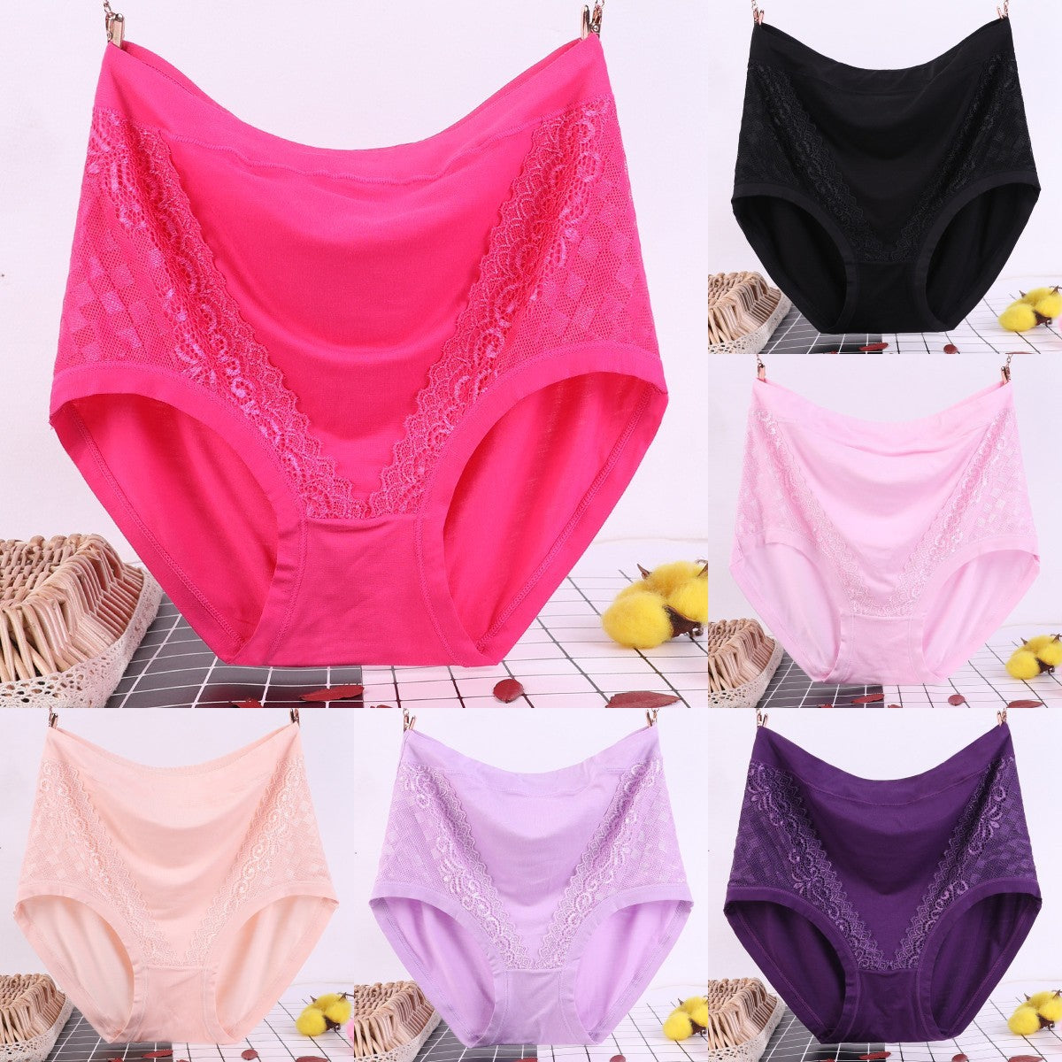 🔥🩲【Kupite 3, dobijte 3 gratis】(6 komada) Ženske gaćice visokog struka za kontrolu trbuha 