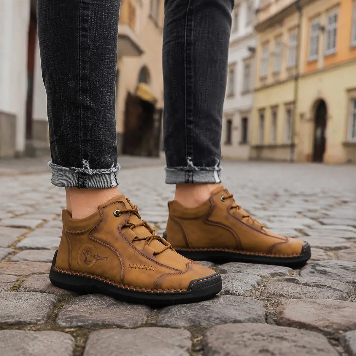 ✨38-48 Pánské volnočasové kožené boty, měkké a prodyšné, ručně vyrobené z vysoce kvalitní kůže.