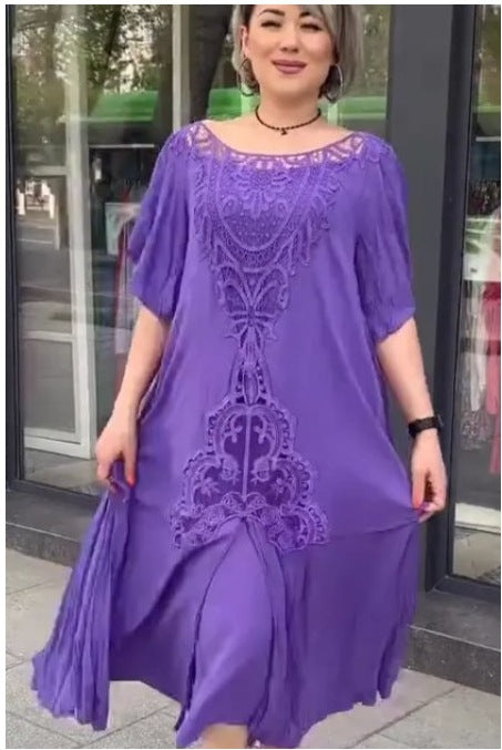 ❤️【S-5XL】nové šaty, plus size, pohodlné a voľné🔥Vynikajúca kvalita👌Perfektne sedia všetkým typom postavy👌