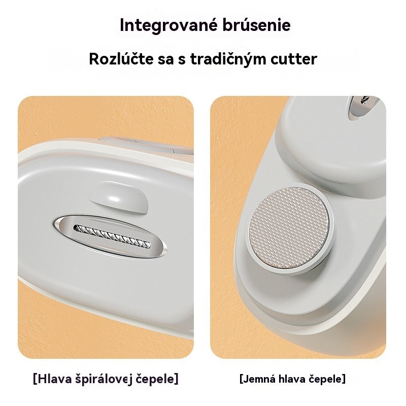 ✂️💅🔥🔥 Multifunkčná elektrická pilníčka na nechty, elektrický zastrihávač s ochranou proti pricviknutiu