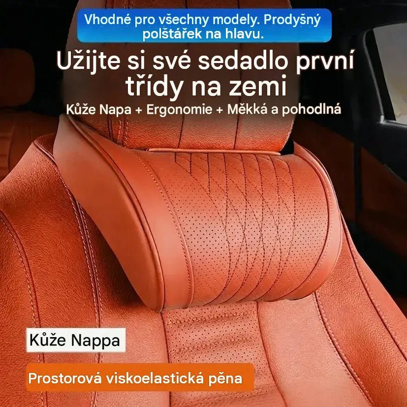 🛡️🚗 Ergonomický polštář do auta z paměťové pěny — Ulevuje od napětí v krku a ramenou; řiďte bez únavy! 💪😌