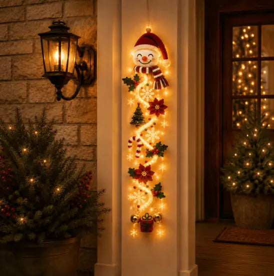 🎄🎃Zadnji dan! 🎅Izkoristite 50-odstotni popust na svetleče božične okraske za vrata!