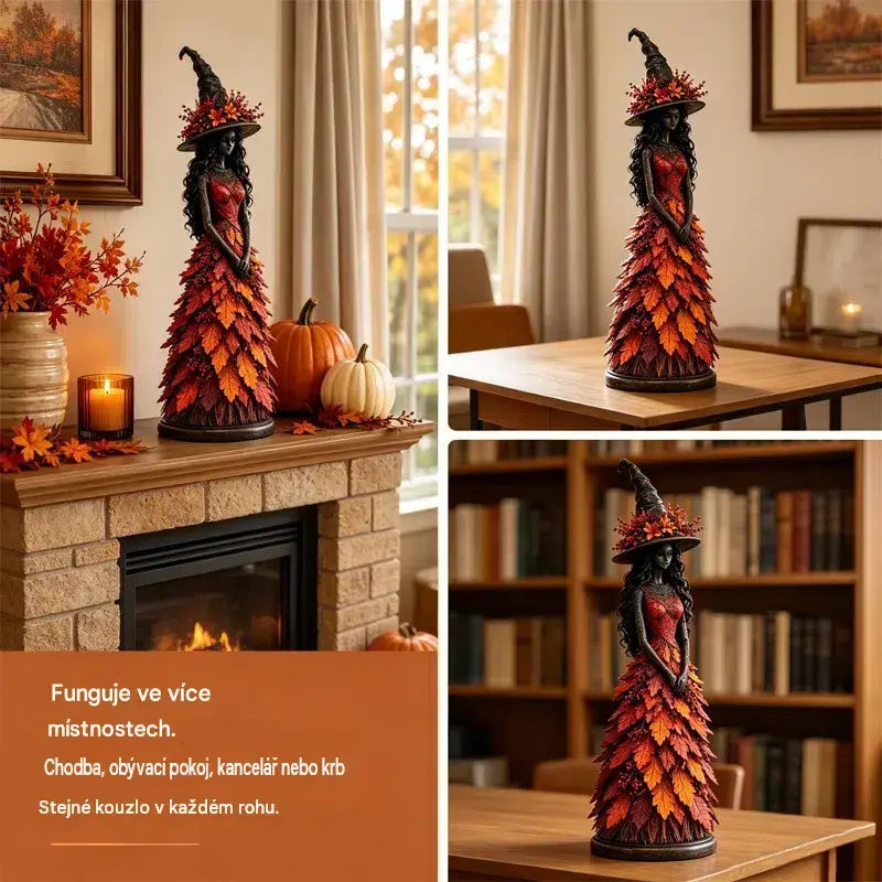 🧙‍♀️ Figurka okouzlující podzimní čarodějnice