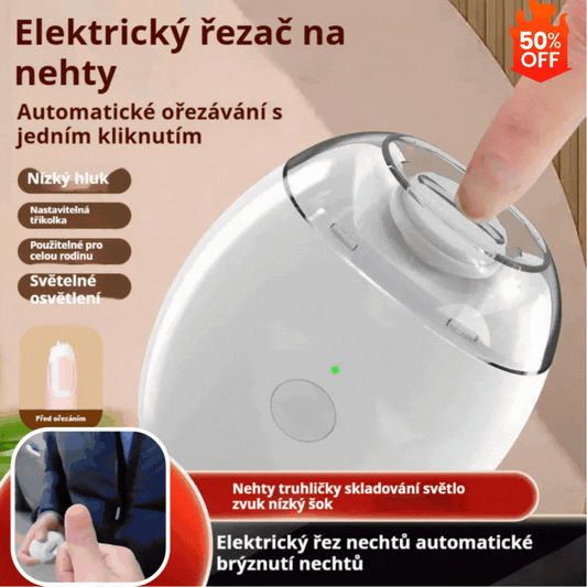 💅 Kupte 1 a získejte 1 zdarma! ✨ Elektrický pilník na nehty, tichý a bezpečný, šetrně a bezpečně pečuje o vaše nehty.