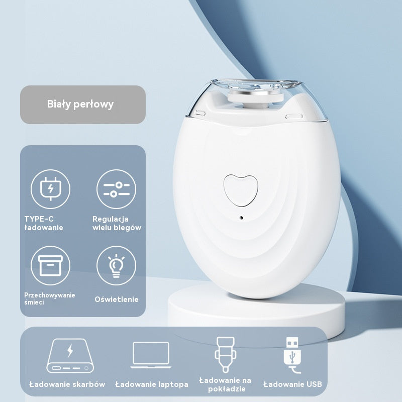 💅 Zestaw 2 szt.! ✨ Automatyczny pilnik do paznokci zapewniający bezpieczną i delikatną pielęgnację paznokci 👶🔧