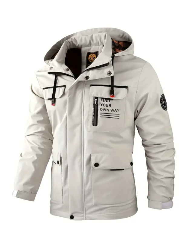 🔥 Abrigo calientito para hombres modelo 2025, antiviento y impermeable