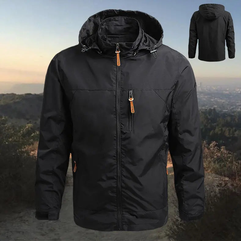 Velikosti M-5XL  🧥 Pánská outdoorová bunda s kapucí, volný střih, časově omezená nabídka