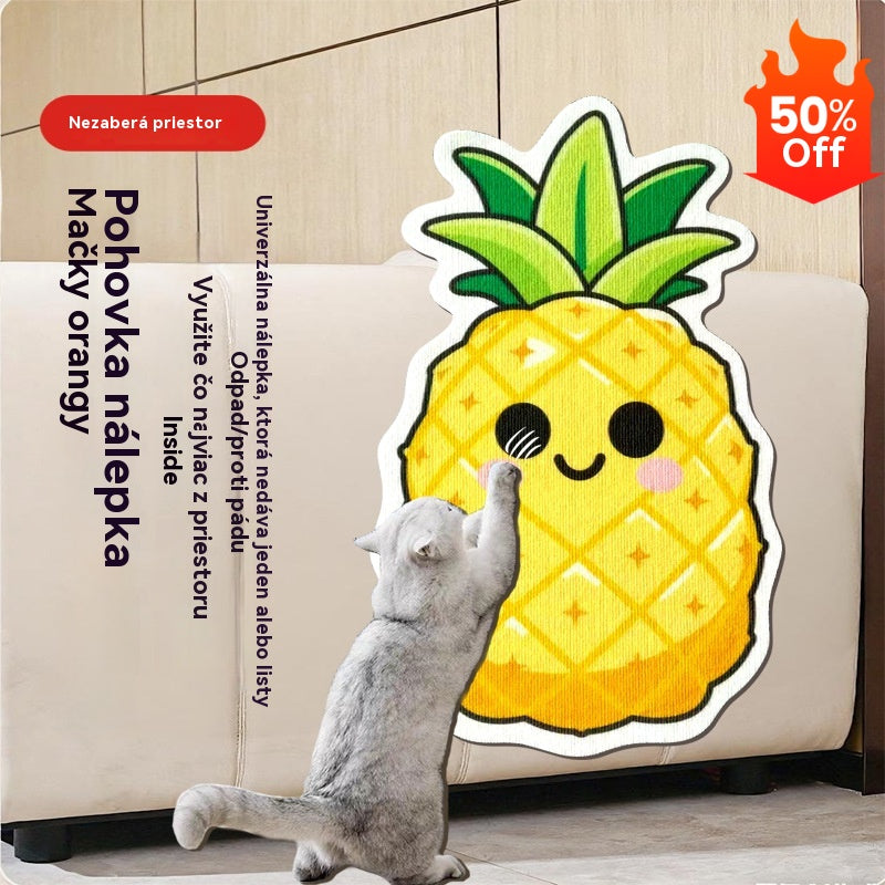 🏆【🔥Najpredávanejšie】🐱Automaticky zatvárateľná škrabacia doska pre mačky - vertikálna škrabacia doska v tvare kocky - nevyžaduje sa žiadna inštalácia, stačí ju nalepiť a používať.