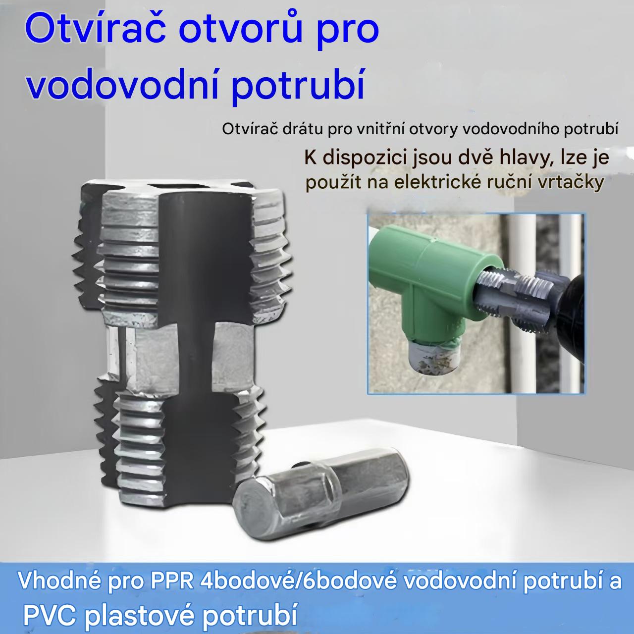Doprava zdarma 🛠️ 2 ks Sada Závitníků na PPR/PVC Trubky | Vnitřní a Vnější Závity | Pro Vrtačku | 1/2" & 3/4" | Nástroj na Opravu Potrubí |