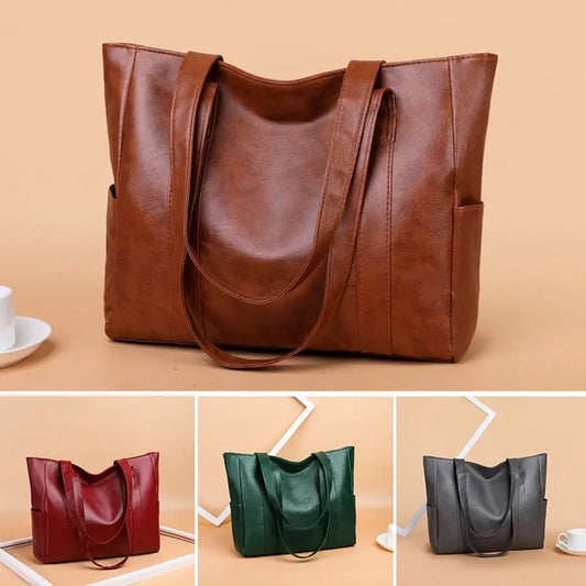 👜 Nuevo bolso de hombro de piel suave para mujer ✅