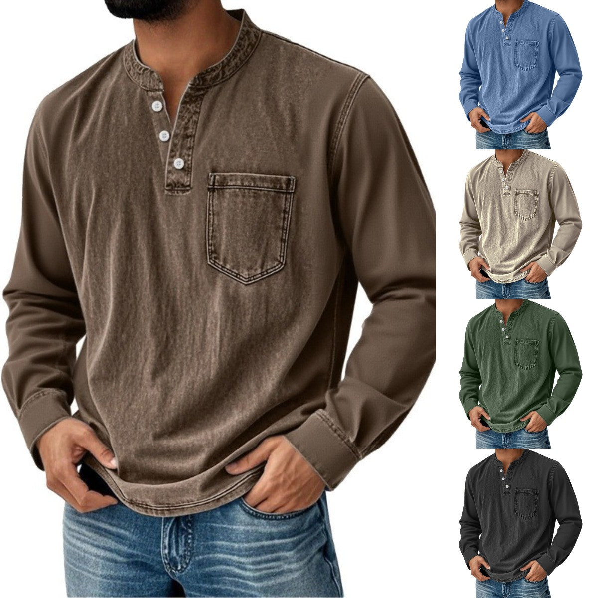 👔【S-5XL】Pánská ležérní trendy trička na jaro/léto