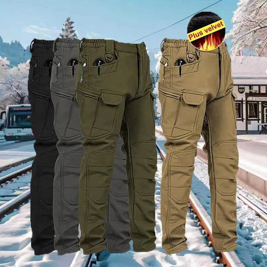 ⏳🔥Pánské vojenské taktické kalhoty s větruodolným a tepelně izolačním provedením