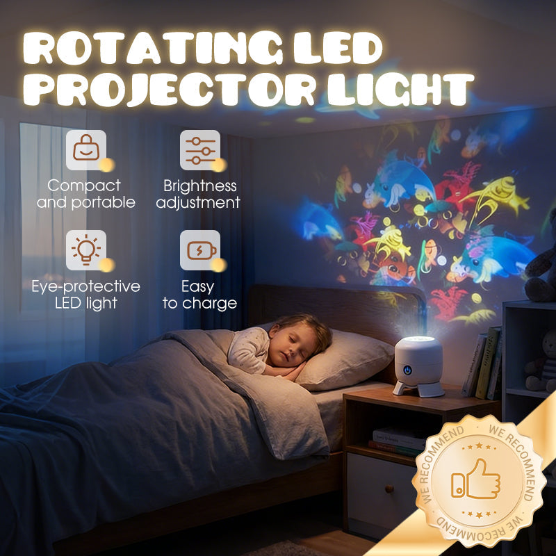 【Kupte 1, získejte 1 zdarma】Dynamický rotující LED projektor