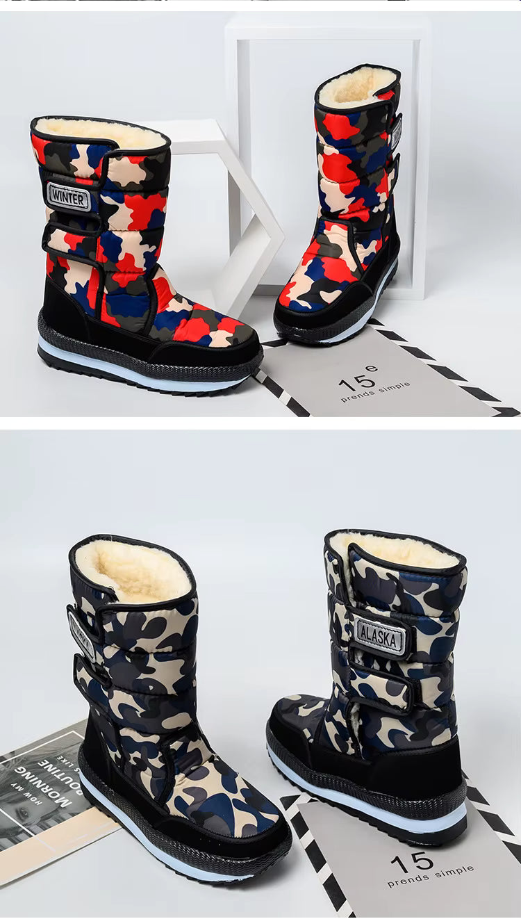 36- 47 Ocieplane zimowe buty śniegowe unisex | Ciepłe buty na zimno dla mężczyzn i kobiet