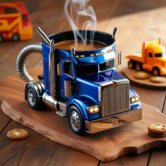 🚛【Novinka a nejprodávanější】Ručně vyrobený hrnek na kávu pro nákladní automobily