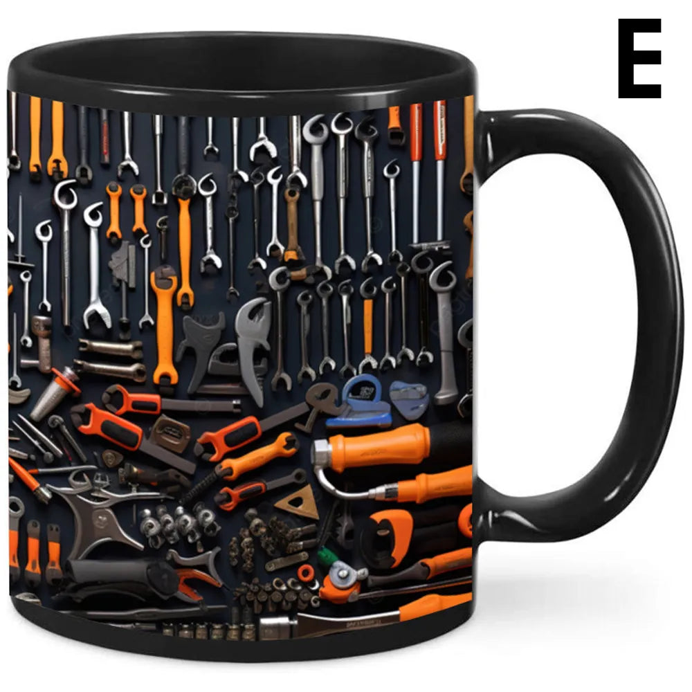 🛠️☕Unikátní 3D sada nástrojů pro mechaniky - hrnek na kávu