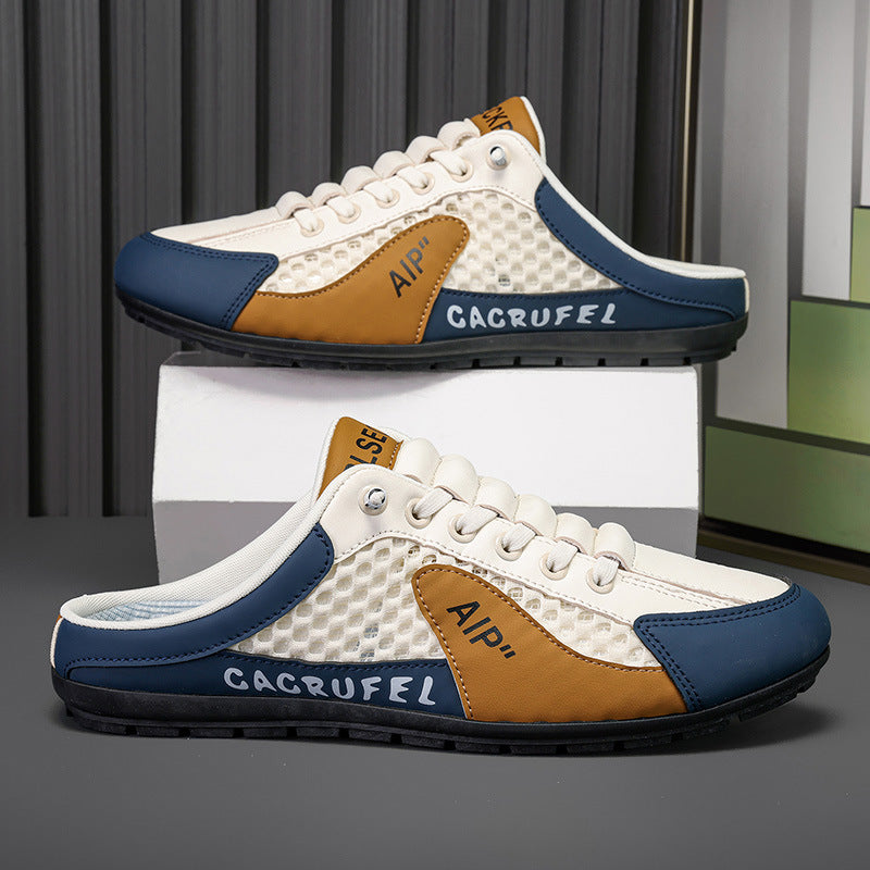 🔥【39–44】Zapatos casuales sin cordones multifuncionales de moda para hombre - Sandalias deportivas antideslizantes para uso diario