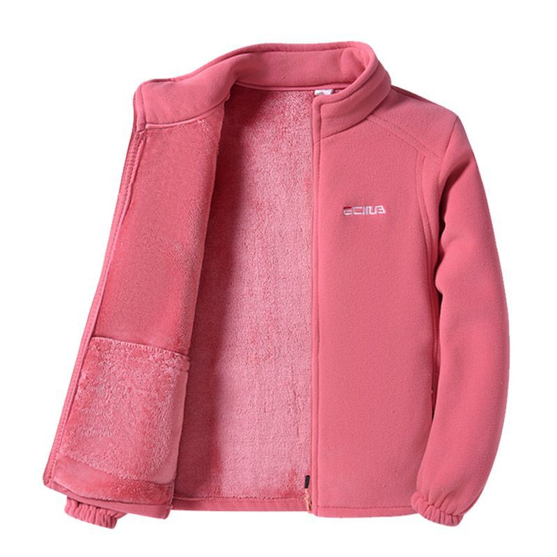 🔥【XL-5XL】🐏Dámska outdoorová bunda z hrubého fleecu na jeseň a zimu, vetruodolná a teplá, so stojačikom