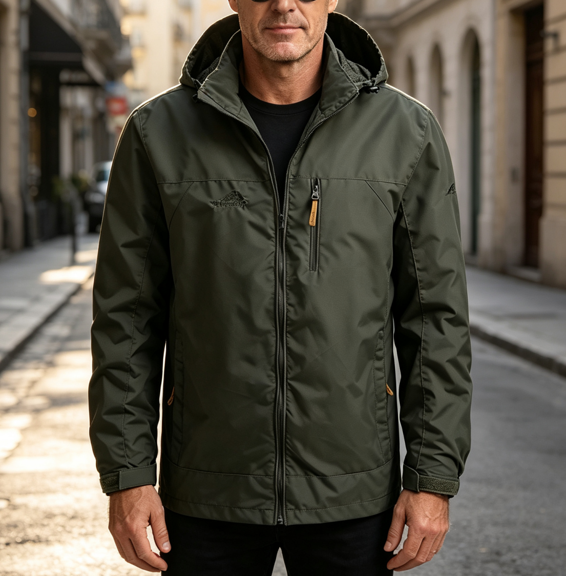 🔥【M-5XL】Φθινοπωρινό/Χειμερινό Casual Μπουφάν με Κουκούλα, Χαλαρή Γραμμή, Διαθέσιμα Όλα τα Μεγέθη