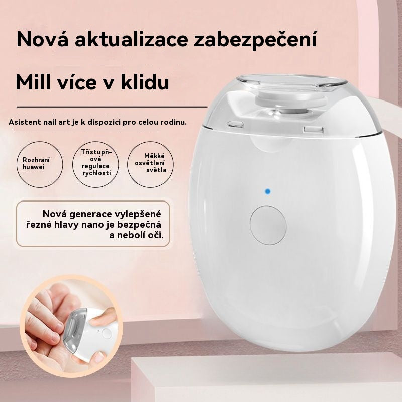 🔥 Koupit 1 získat 1 zdarma 🔥2 kusy 💅 ✨ Automatický pilník na nehty , bezpečná a šetrná péče o nehty 👶🔧