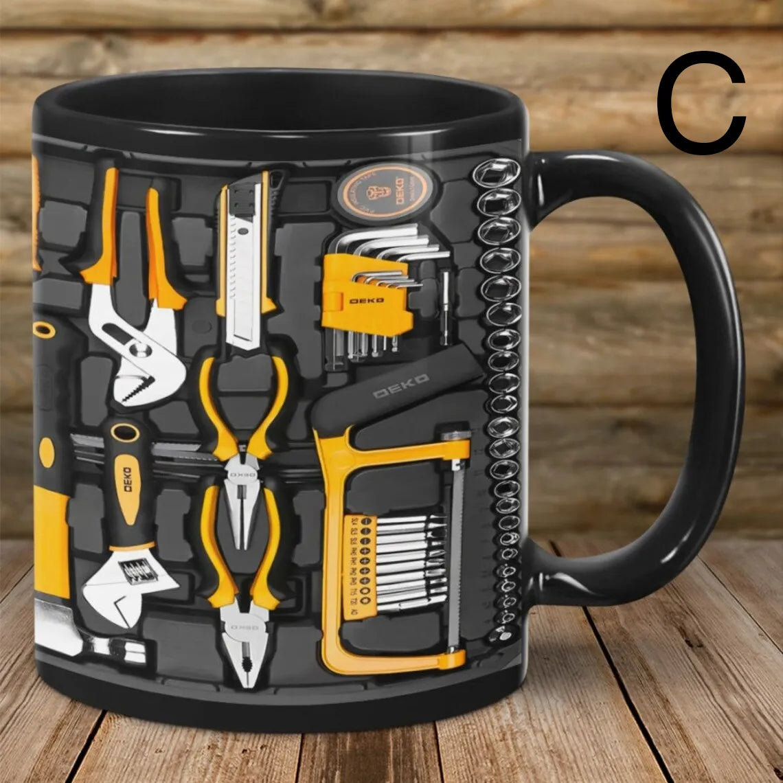 🛠️☕Unikátní 3D sada nástrojů pro mechaniky - hrnek na kávu