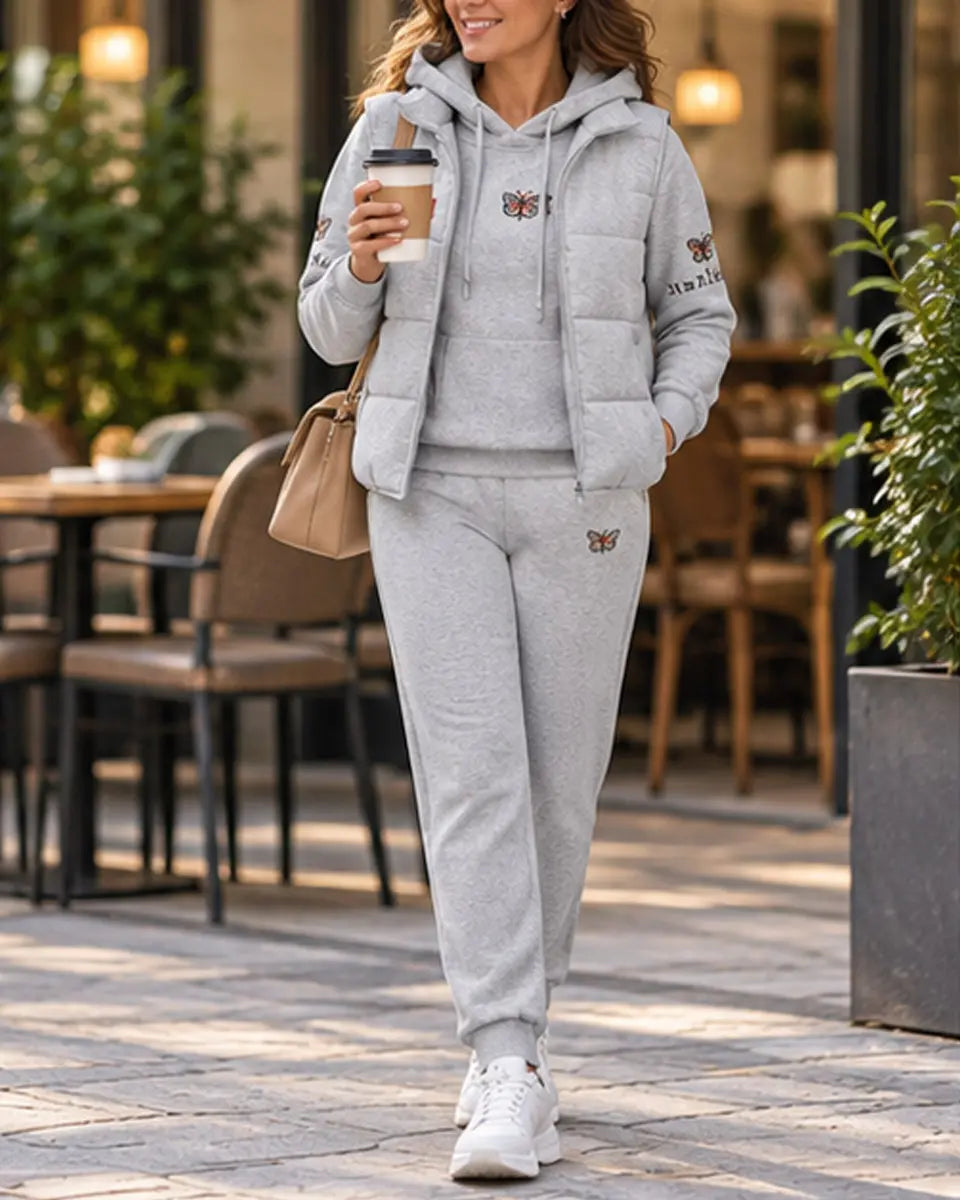 【M-4XL】💟💞Nový třídílný ležérní set (vesta + top + kalhoty) – Kolekce 2026