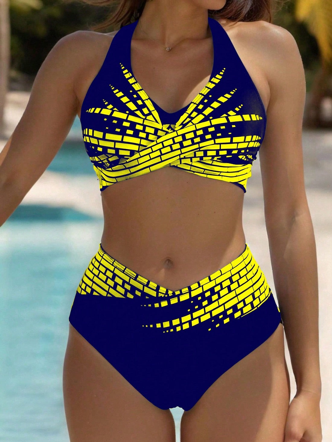 【✨Časovo obmedzená ponuka】👙 Nové módne bikiny plavky, dostupné vo viacerých farbách, rýchloschnúce a pohodlné